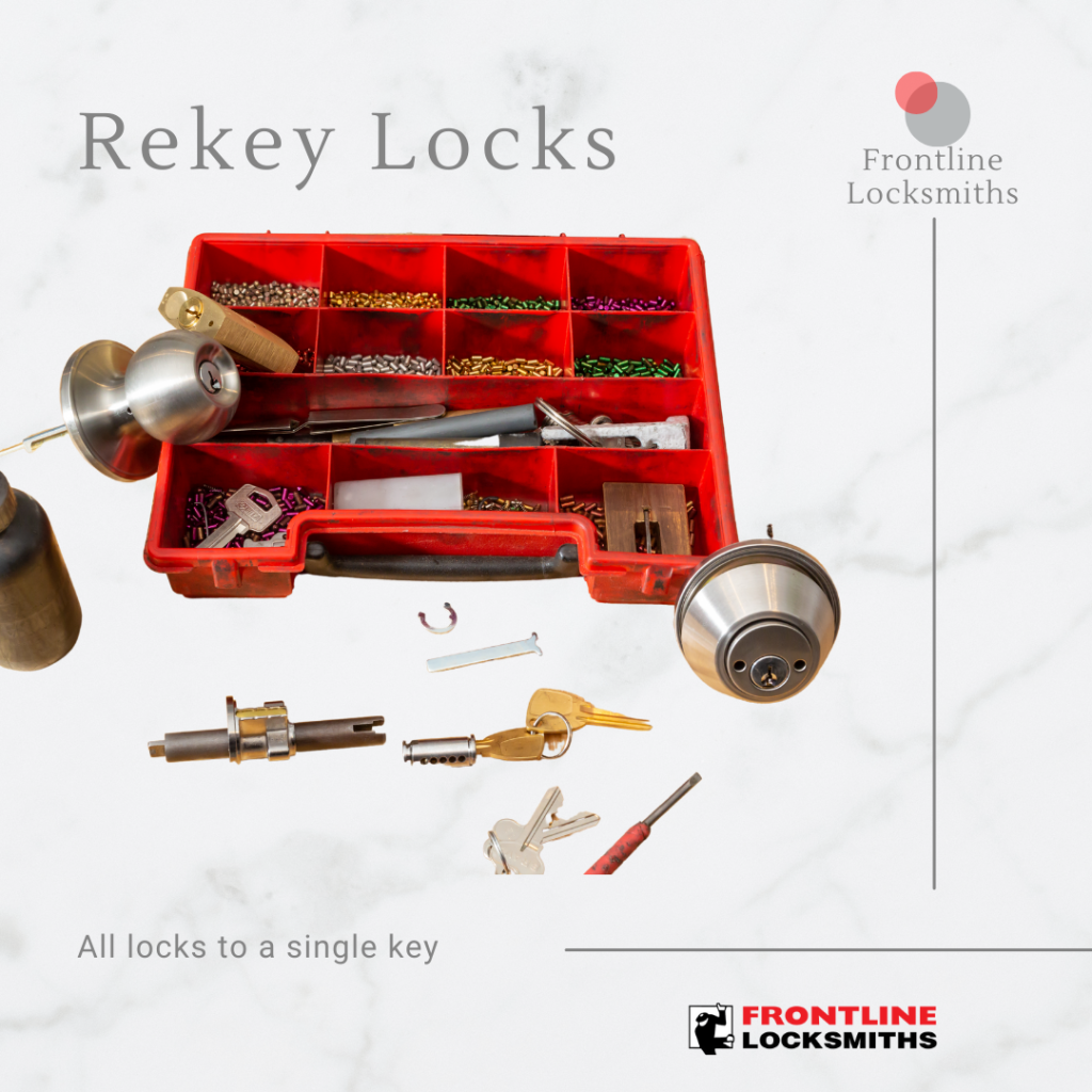 Rekeying locks to a single key: a wise choice - Frontline Locksmiths